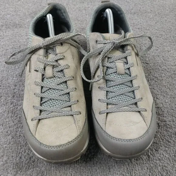 Dansko Paisley Womens 39 EU Hiking Shoes Suede Vibram Waterproof Tan Beige - Picture 10 of 12